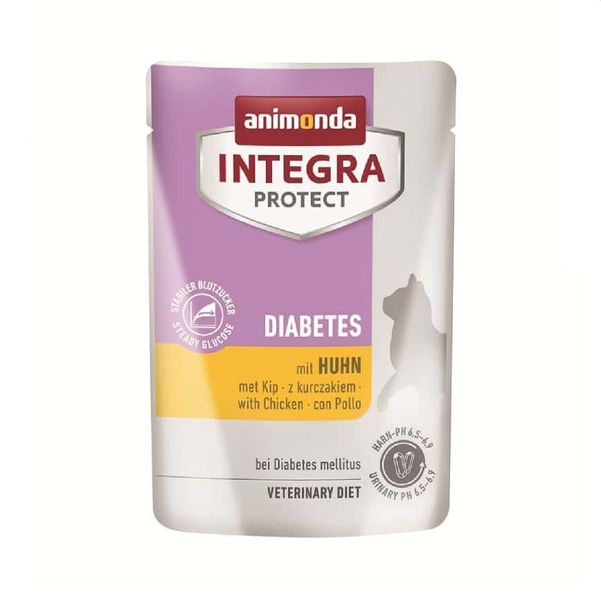 Animonda INTEGRA PROTECT 處方糧 貓濕糧 成貓糖尿病(血糖管理) 雞肉配方85g (300236070) (圖片2)