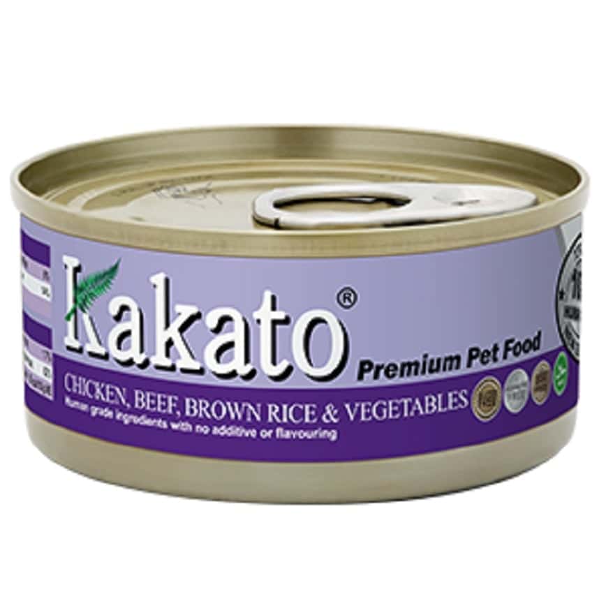Kakato 罐頭 貓狗罐頭 雞肉及牛肉及糙米及蔬菜 70g (貓狗共用) (TD0703THK) (圖片2)