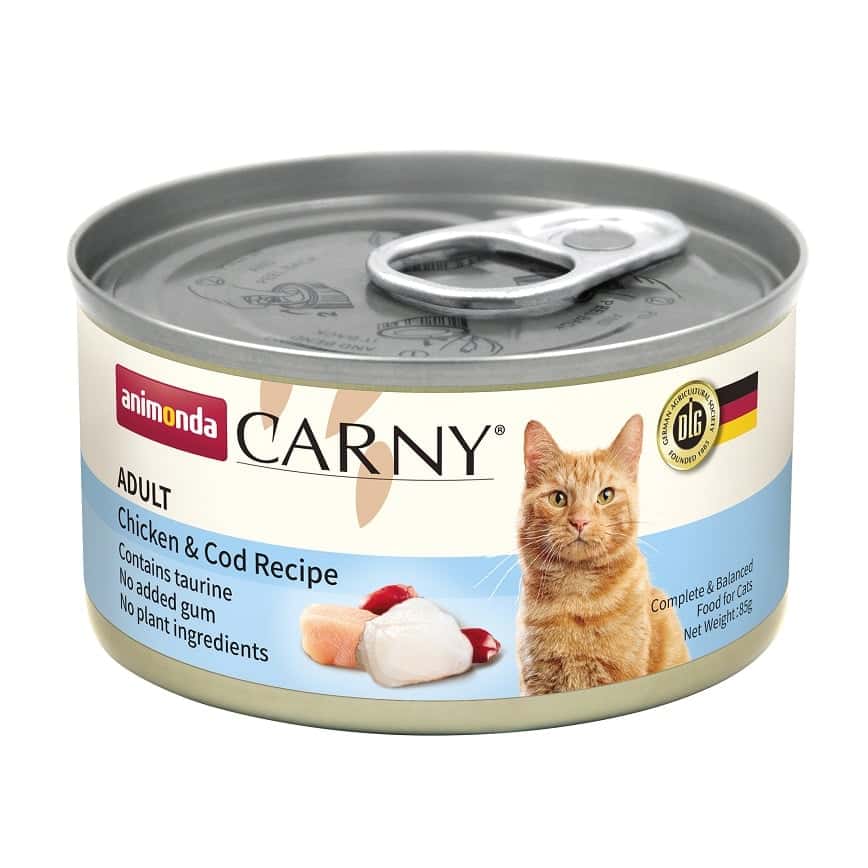 Animonda Carny 無穀物主食罐 成貓雞肉鱈魚配方 85g (圖片2)