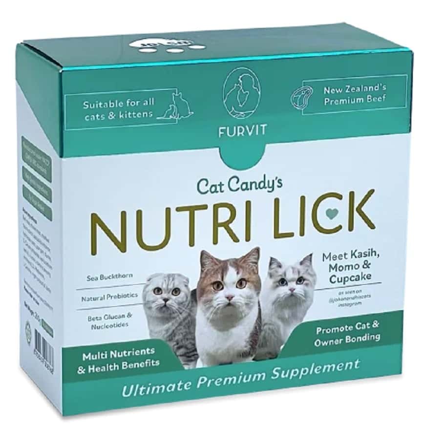 Furvit Nutri Lick 功能性唧唧醬全貓小食 紐西蘭牛肉 5g X 40 (圖片2)