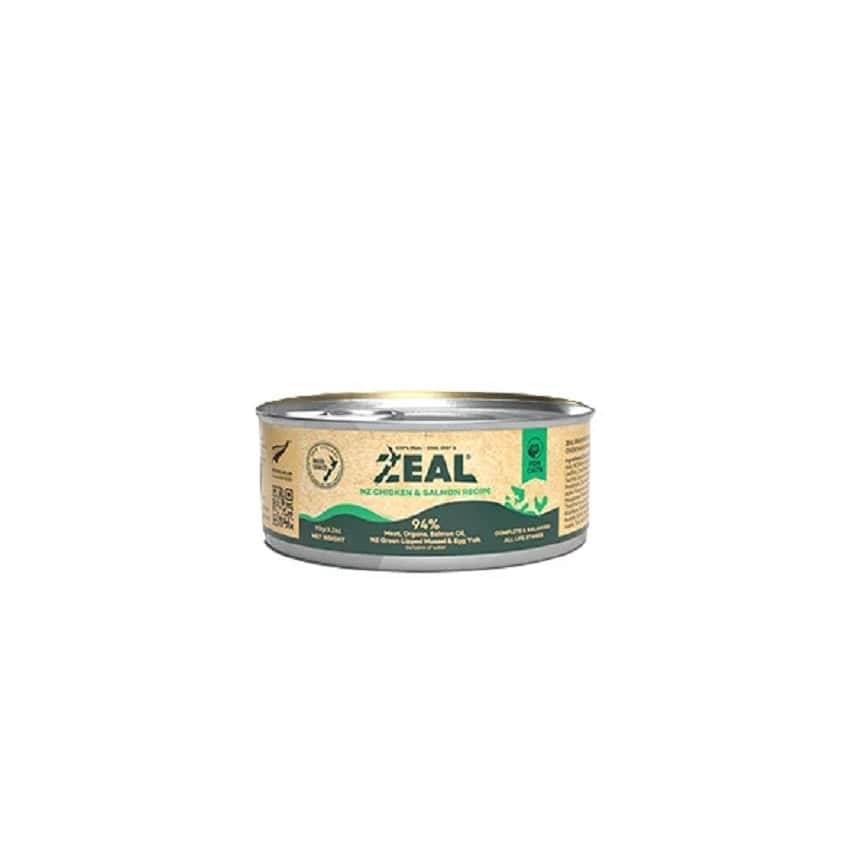 ZEAL 貓罐頭 無穀物鮮肉罐頭系列 雞+皇帝三文魚配方 90g (NP128) (圖片2)