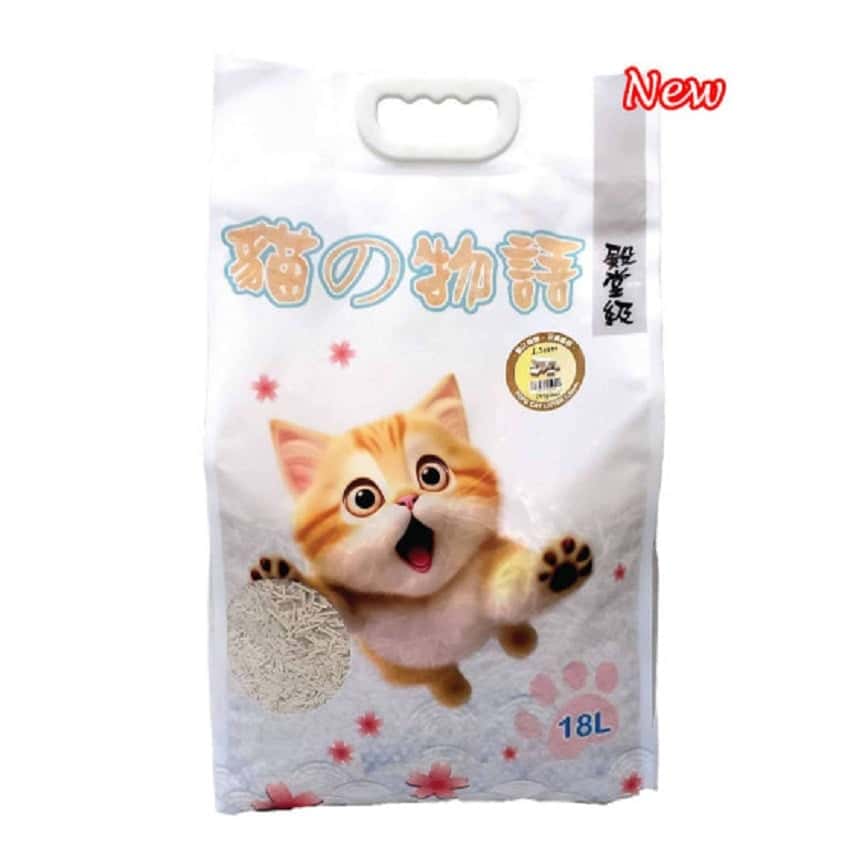 貓之物語 1.5mm天然 豆腐貓砂 原味 18L (圖片2)