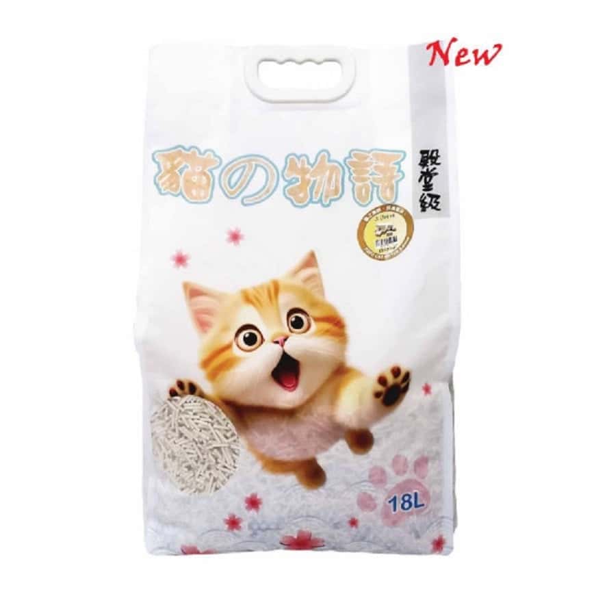 貓之物語 3.0mm天然 豆腐貓砂 原味 18L (圖片2)