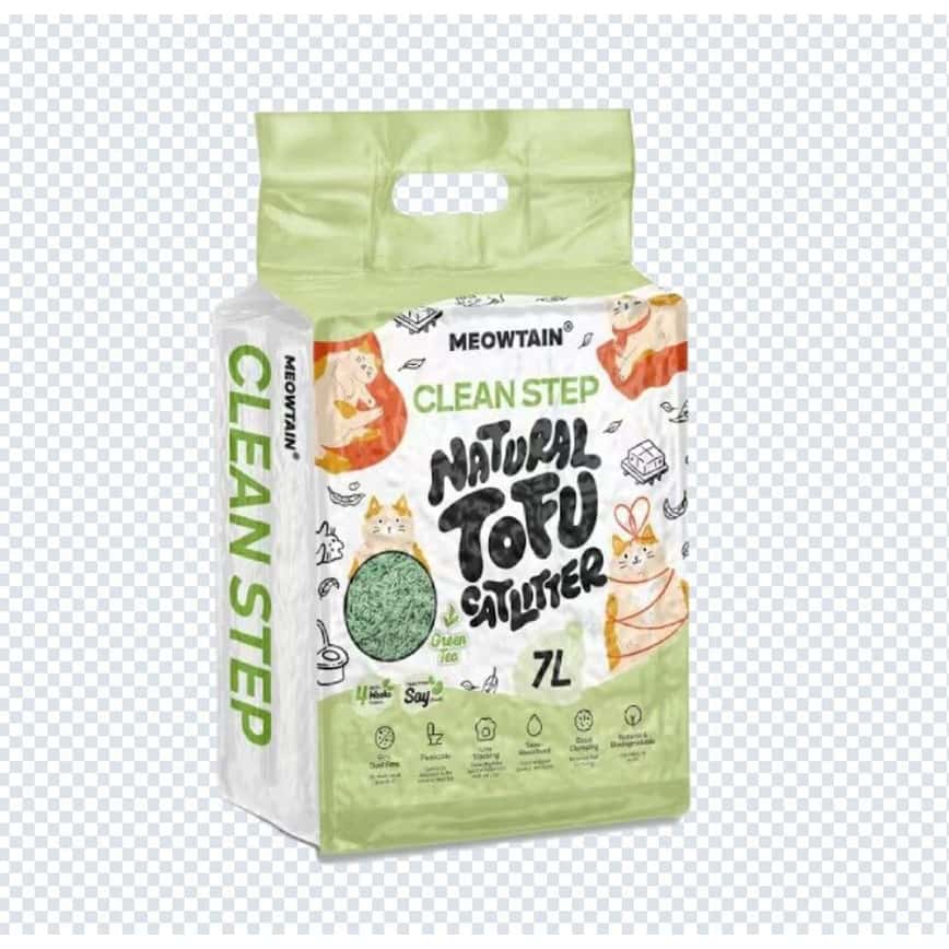 Clean Step 1.5mm天然 豆腐貓砂 綠茶味 7L (圖片2)