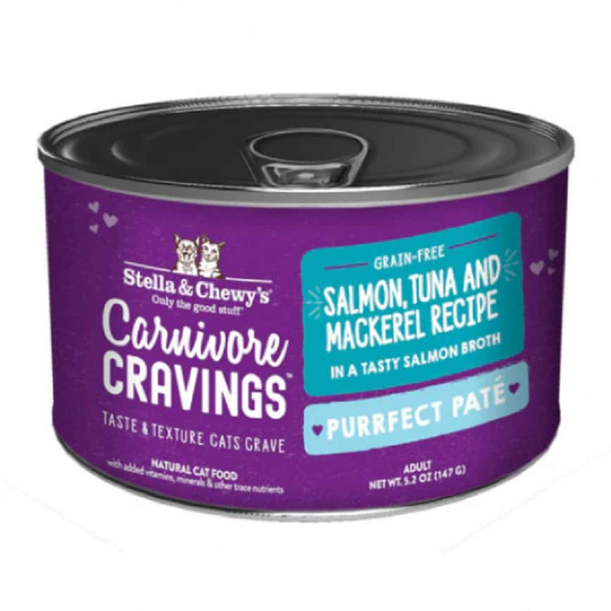 Stella & Chewy's 無穀物主食貓罐頭 滋味骨湯肉醬 成貓配方 三文魚+吞拿魚+鯖魚 5.2oz (PPC-STM-5.2) (圖片2)