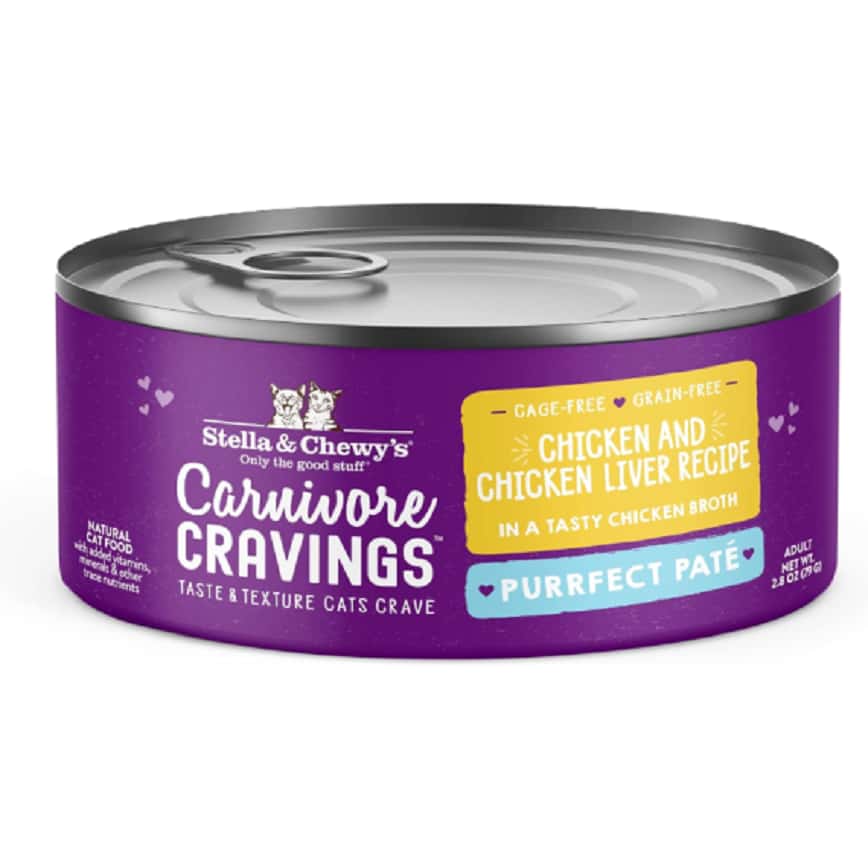 Stella & Chewy's 無穀物主食貓罐頭 滋味骨湯肉醬 成貓配方 雞+雞肝 2.8oz (PPC-CCL-2.8) (圖片2)