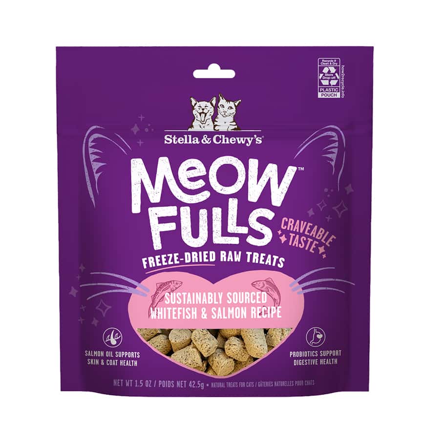 Stella & Chewy's 喵呼！貓凍乾小食 白魚+三文魚 1.5oz (MF-WS-1.5) (圖片2)