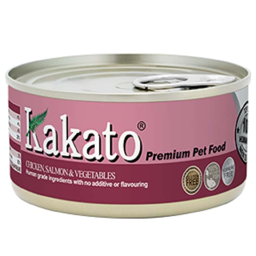 Kakato 罐頭 貓狗罐頭 雞肉及三文魚及蔬菜 170g (貓狗共用) (TD0834THK) (圖片2)