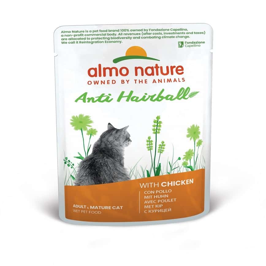 Almo Nature Anti Hairball 去毛球貓鮮包 雞肉 70g (5293) (圖片2)