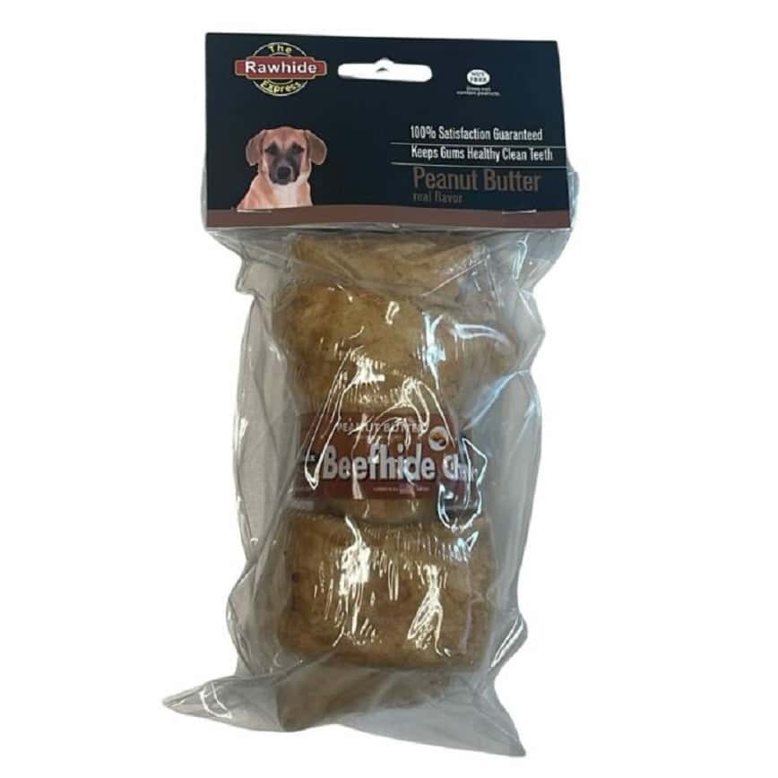 Rawhide Express 大骨頭 花生醬味 (大 6-7”) (LB-PB) (圖片2)