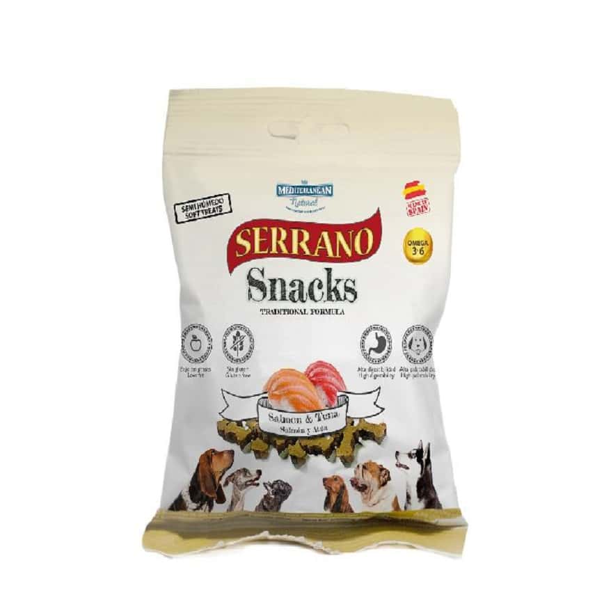 Mediterranean Natural Serrano 狗零食 三文魚+吞拿魚 85g (68175-85) (圖片2)