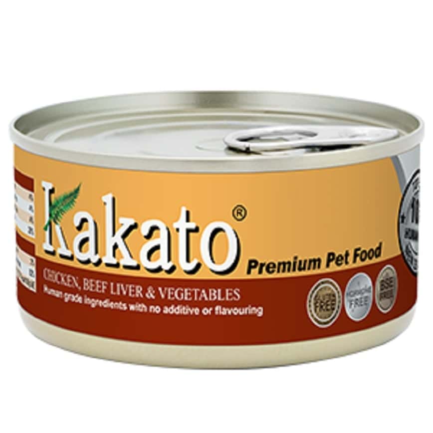 Kakato 罐頭 貓狗罐頭 雞肉及牛肝及蔬菜 170g (貓狗共用) (TD0836THK) (圖片2)