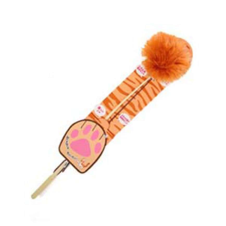 DoggyMan 柔軟毛球逗貓棒 (橙色) (圖片2)