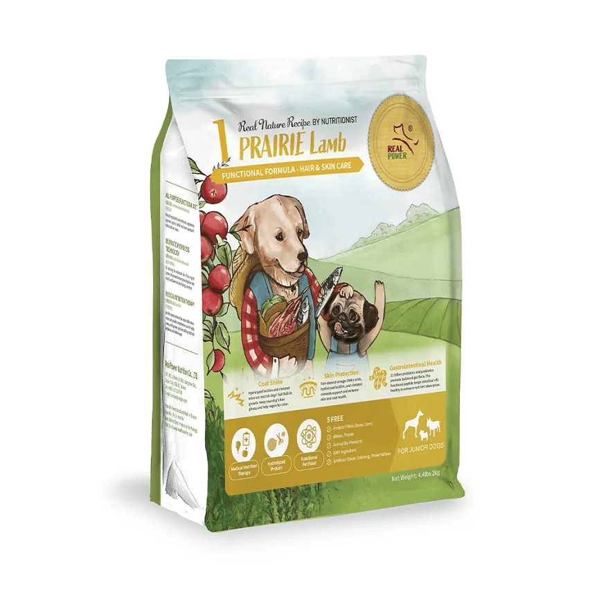 Real Power瑞威 狗糧 天然平衡犬糧 幼犬配方 草原羊肉 4kg (NO.1) (圖片2)