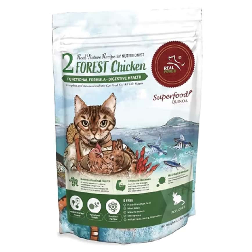 Real Power瑞威 貓糧 天然平衡貓糧 全齡配方 森林燉雞 60g (NO.2) (圖片2)