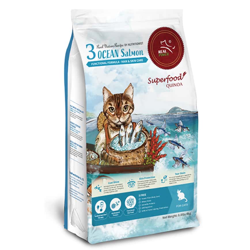 Real Power瑞威 貓糧 天然平衡貓糧 全齡配方 海洋魚貝 10kg (NO.3) (圖片2)