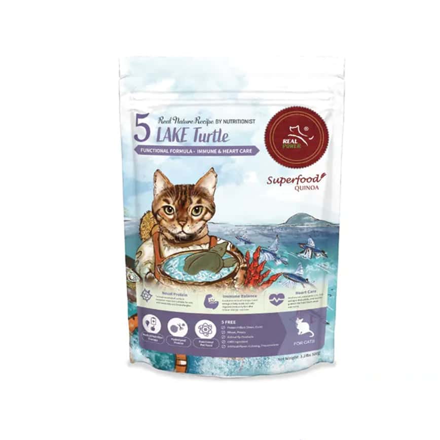 Real Power瑞威 貓糧 天然平衡貓糧 全齡配方 湖畔⽔鱉 60g (NO.5) (圖片2)