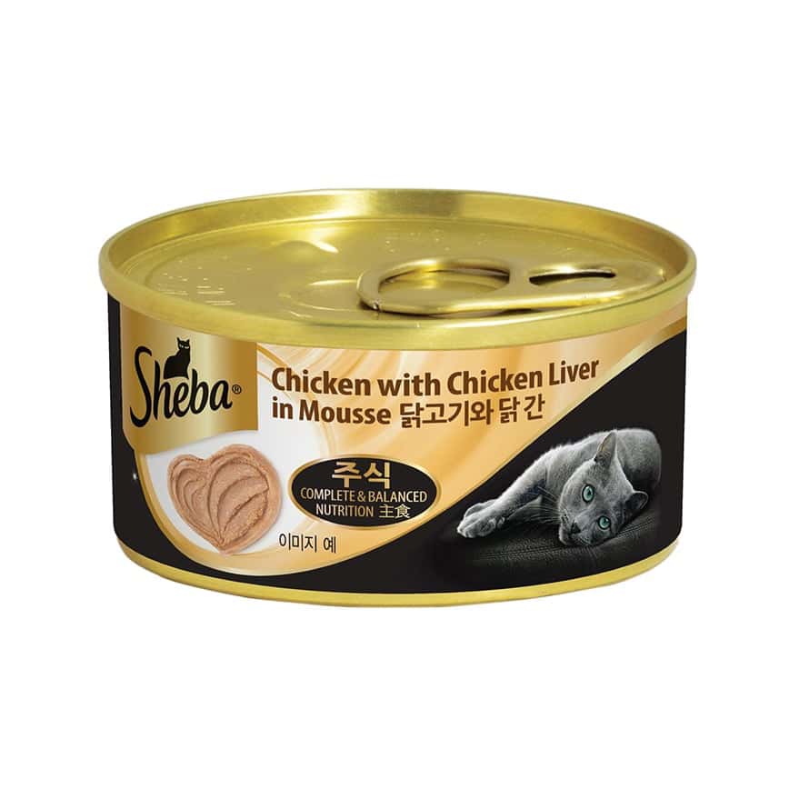 Sheba 貓罐頭 主食罐 雞肉慕斯佐雞肝 70g (10401869) (圖片2)