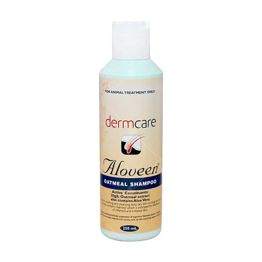 三條毛 Dermcare Aloveen Shampoo 貓犬用 燕麥沖涼液 250ml (圖片2)