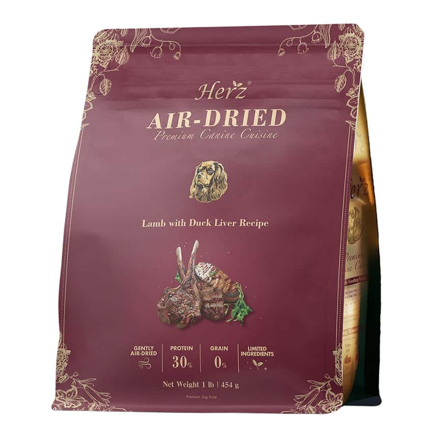 Herz赫緻 美饌頂級低溫風乾犬糧 嫩羊佐頂級鴨肝 1lb (EPD020) (圖片2)