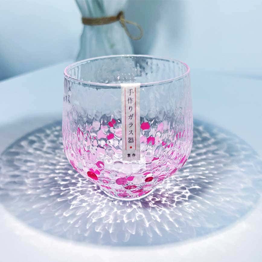 日式清酒杯 櫻花粉點 1個入 (圖片2)
