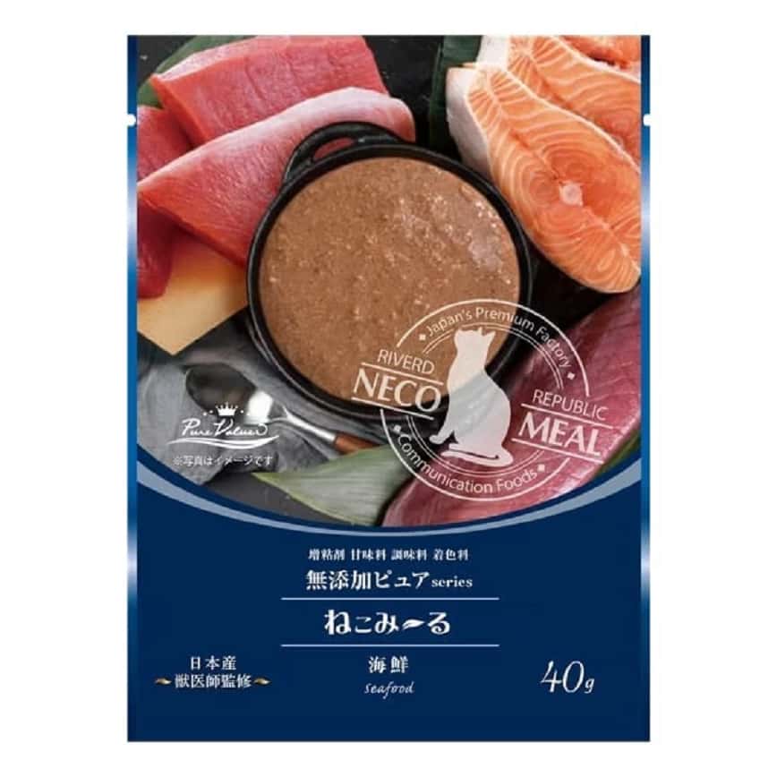 Riverd Republic 貓咪無添加伴食包 5種海鮮混合 40g (圖片2)