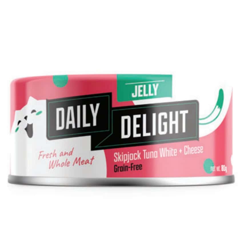 Daily Delight Jelly啫喱系列 貓罐頭 白鰹吞拿魚+芝士 80g (DD52) (圖片2)