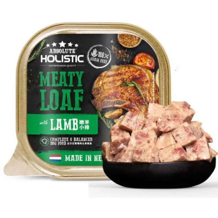 Absolute Holistic 荷式肉卷狗罐頭 全方位營養主食餐盒 嫩羊小排 100g (AM-5379) (圖片2)