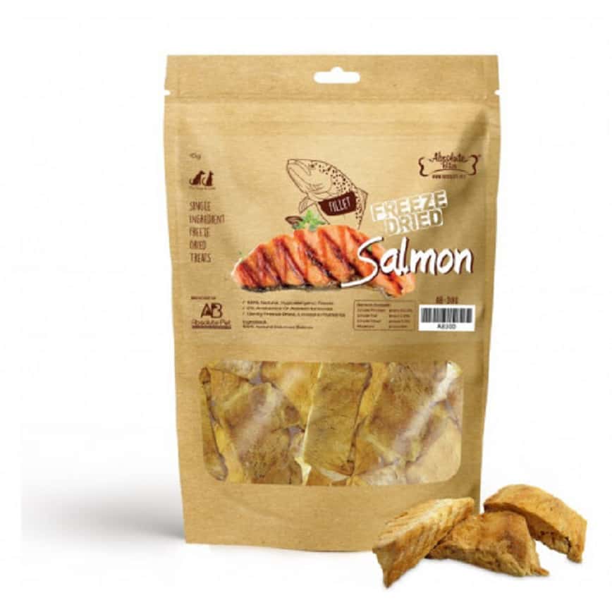 Absolute Bites 貓狗小食 原塊凍乾 貴族三文魚 30g (AB-300) (圖片2)