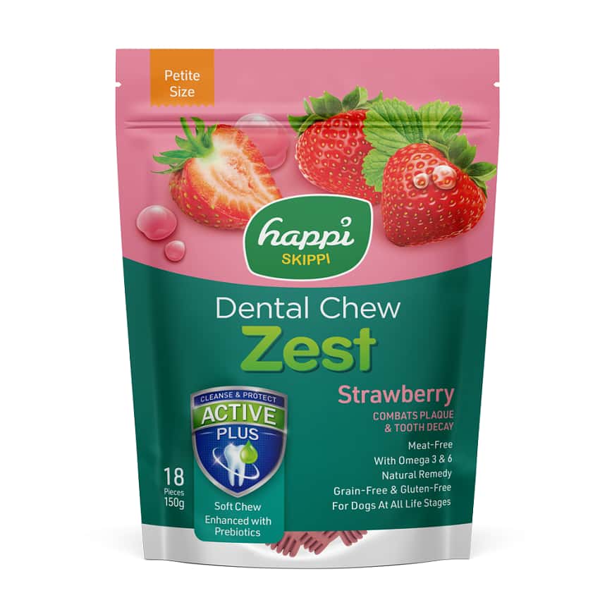 Happi Skippi Zest 潔齒骨 士多啤梨味 18支裝 (H111N) (圖片2)