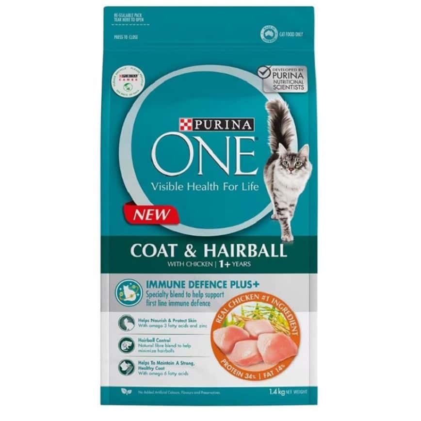 Purina ONE 成貓糧 毛球控制配方 1.4kg (圖片2)
