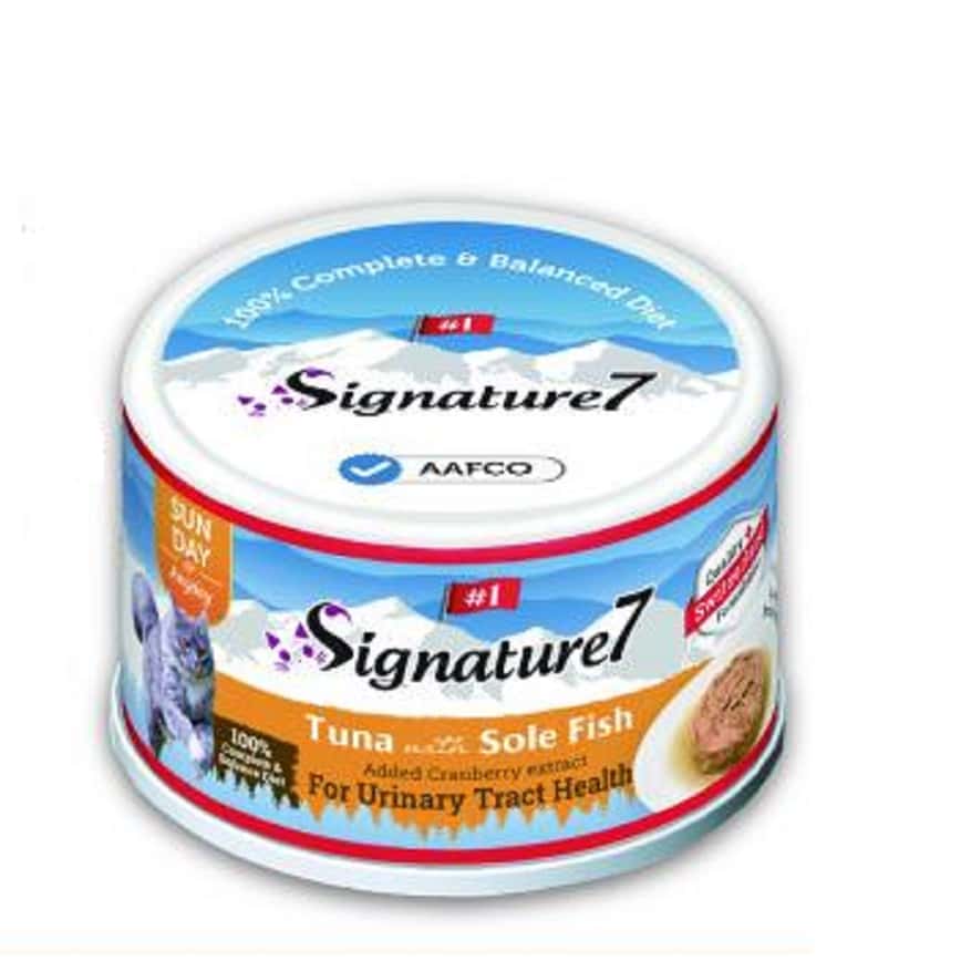 Signature7 貓罐頭 營養肉湯罐罐 泌尿健康 吞拿魚+龍利魚 70g (S7-083249) (星期日) (圖片2)