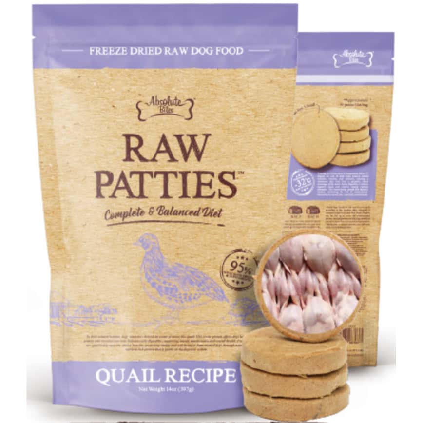 Absolute Bites 狗糧 凍乾鮮肉肉餅 鵪鶉 397g (ARP-7637) (圖片2)