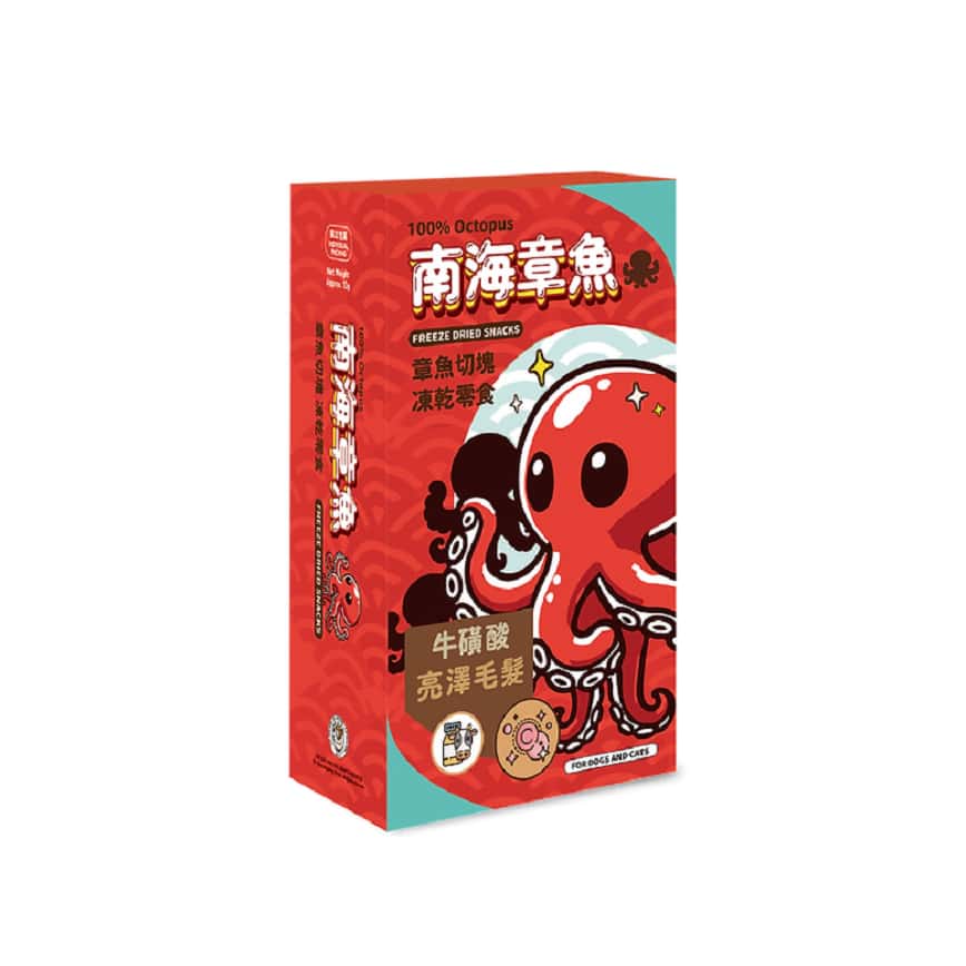 貓犬王 貓狗小食 凍乾零食 南海章魚 13g (CDK2036) (圖片2)