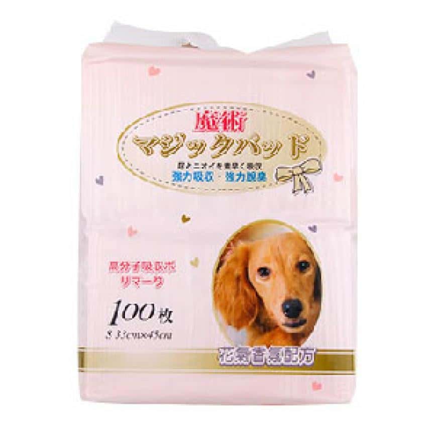 DEPEND魔術 清新花香除臭吸收寵物尿墊 狗尿墊 狗尿片 [33*45 S碼 100枚] (圖片2)