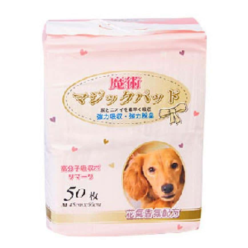 DEPEND魔術 清新花香除臭吸收寵物尿墊 狗尿墊 狗尿片 [45*60 M碼 50枚] (圖片2)