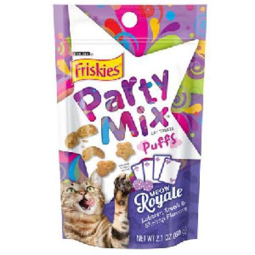 Friskies喜躍 Party Mix Puffs Meow Royale 2.1oz (紫) (停售) (圖片2)