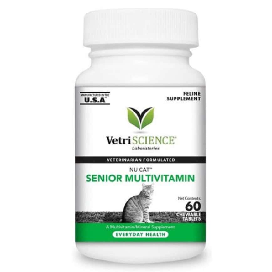 VetriScience 多種維他命 老年貓用 60片/樽 (090088F.060) (圖片2)