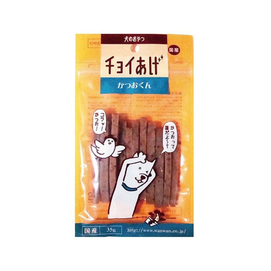 wanwan 日本製狗零食 白魚及鰹魚鮮味棒 35g (圖片2)