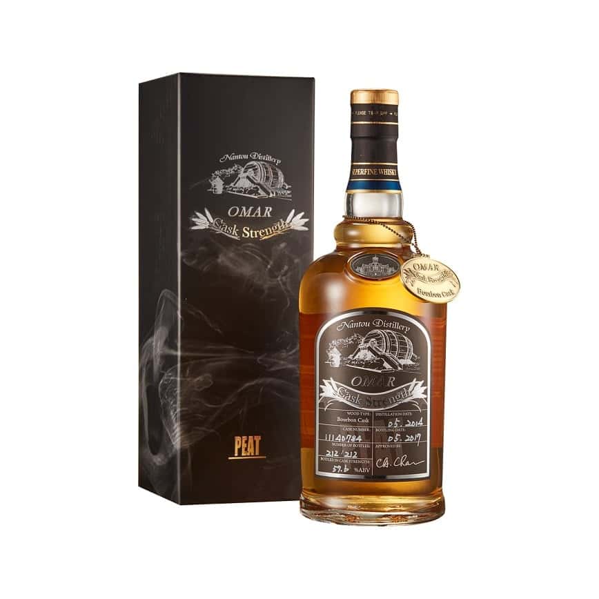 Omar Cask Strength Single Malt Peated Whisky OMAR 原桶強度泥煤威士忌(波本桶) 700ml (0102 1063) (圖片2)