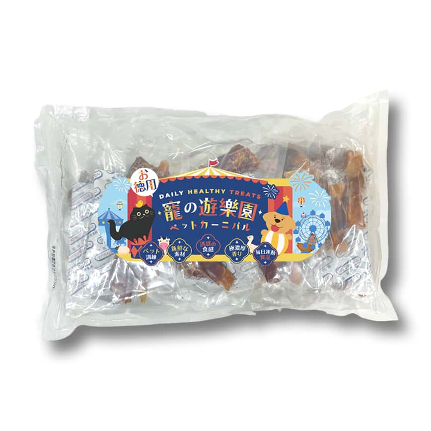 寵之遊樂園 狗零食 訓犬小食 風乾鴨肉繞蕃薯絲 大包裝 1袋8包 (圖片2)