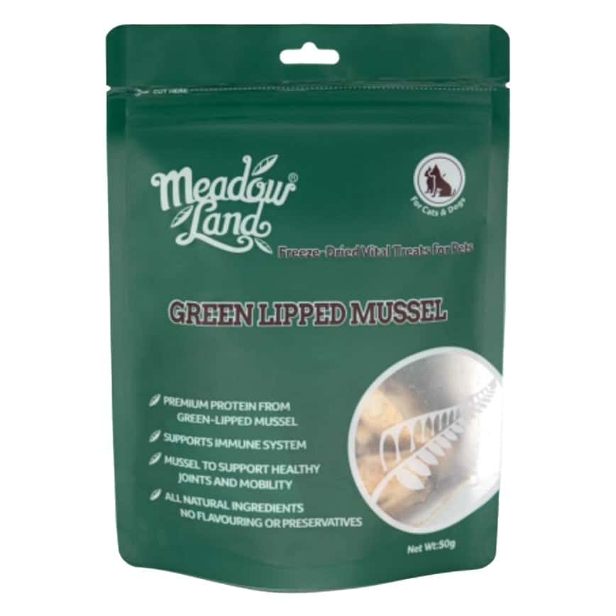 Meadowland 貓狗零食 凍乾青口 50g (MDT01) (圖片2)