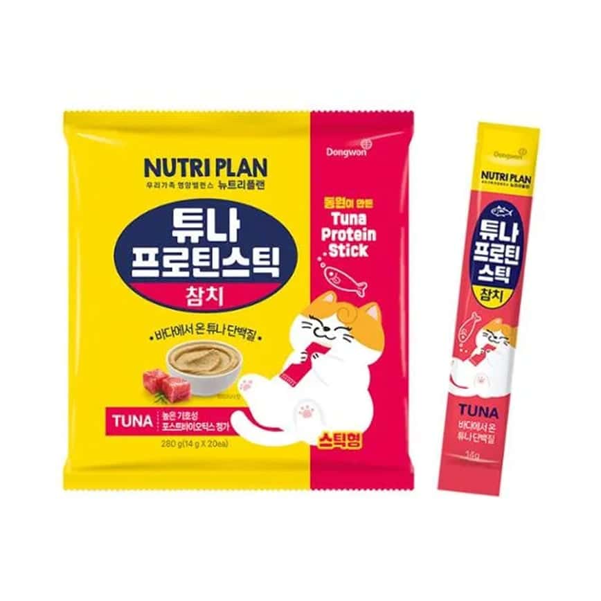 Nutriplan 貓肉泥 吞拿魚蛋白棒肉醬 14g x 20條裝 (賞味期限 2026.09.25) (圖片2)