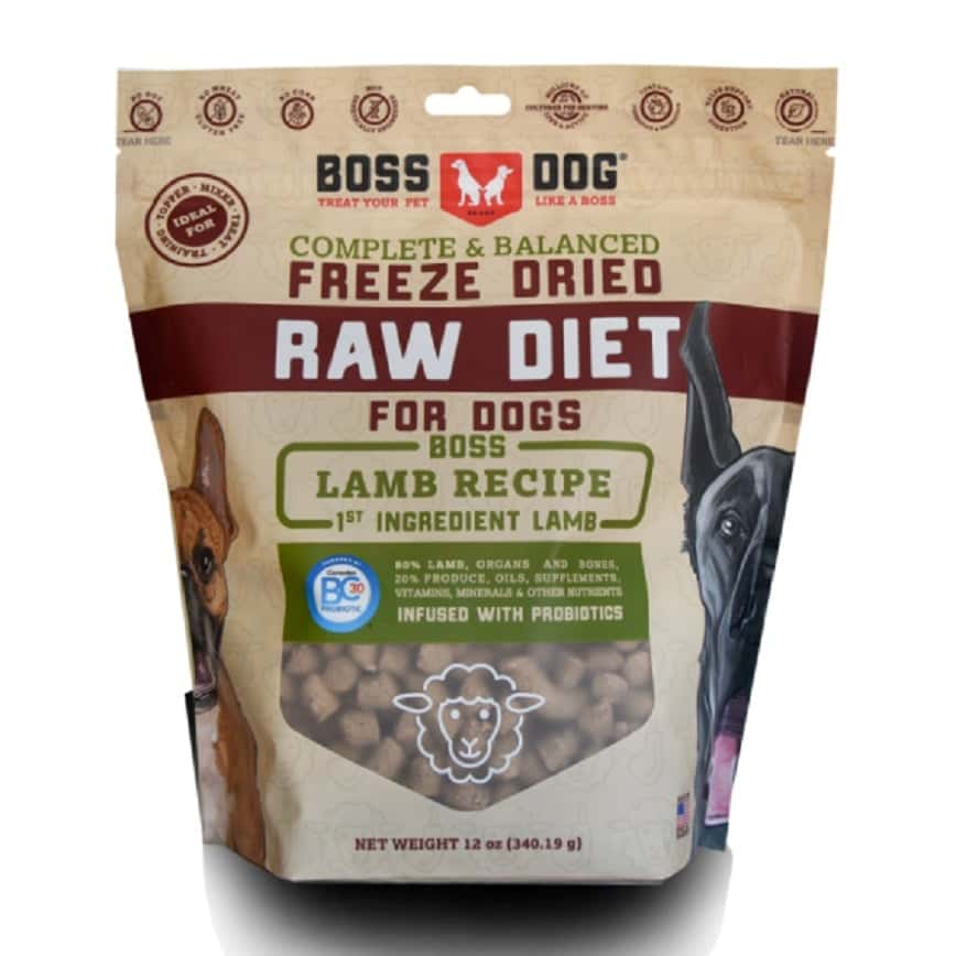 Boss Dog 犬用主食凍乾 羊肉配方 12oz (02412) (圖片2)