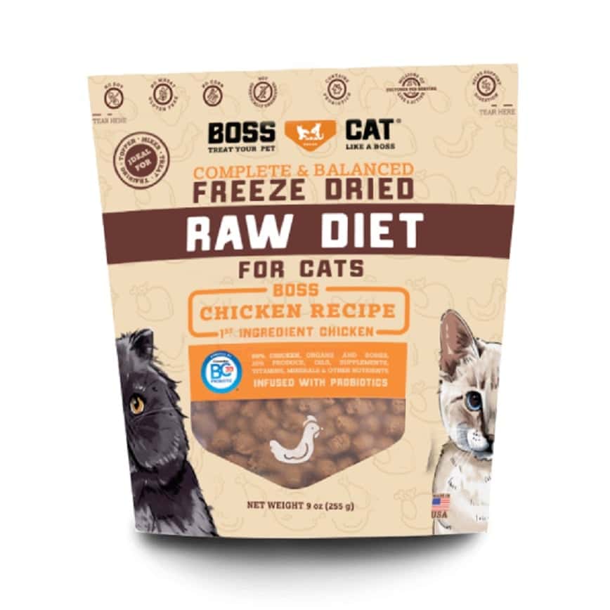 Boss Cat 貓用主食凍乾 生雞肉配方 9oz (02700) (圖片2)