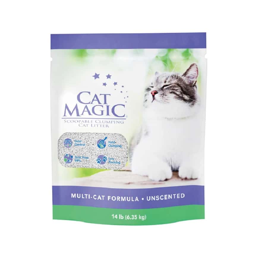 Cat Magic 礦物貓砂 紫標-低敏抑菌 (無⾹) 14lb (35802) (圖片2)