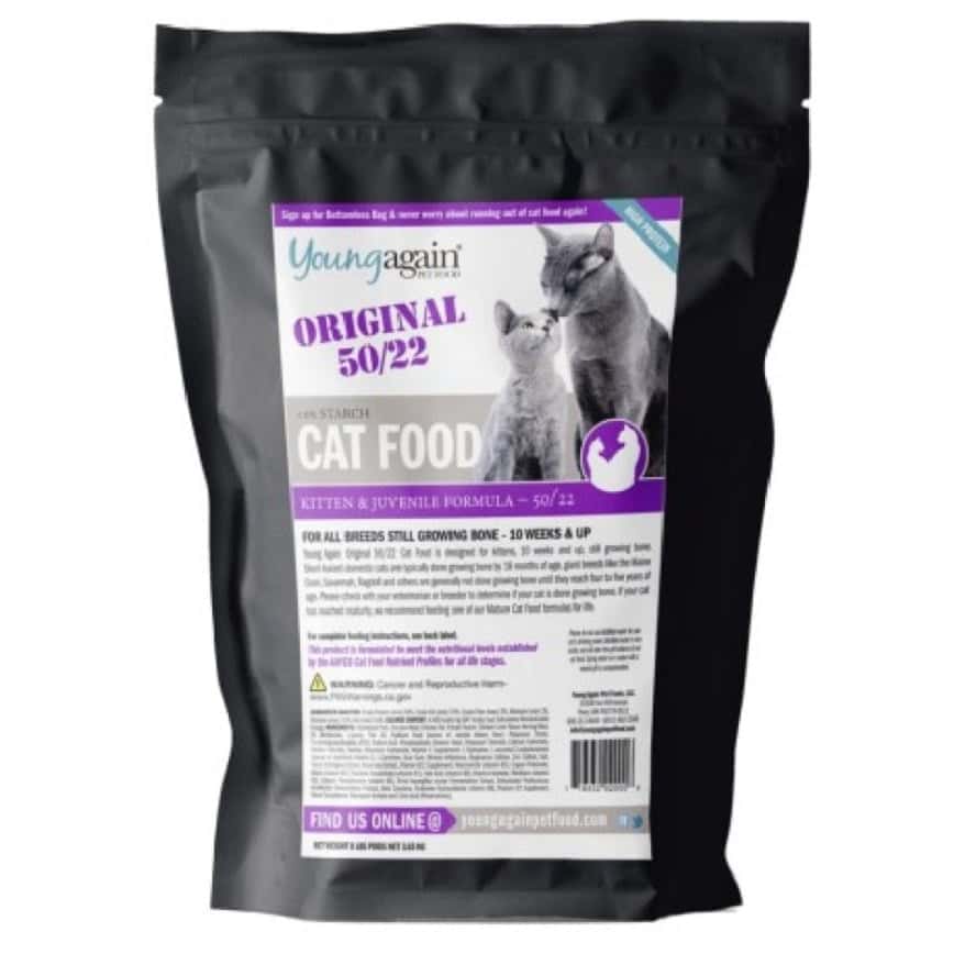 Young Again 貓糧 低澱粉系列 幼貓糧 25lb (92025) (圖片2)