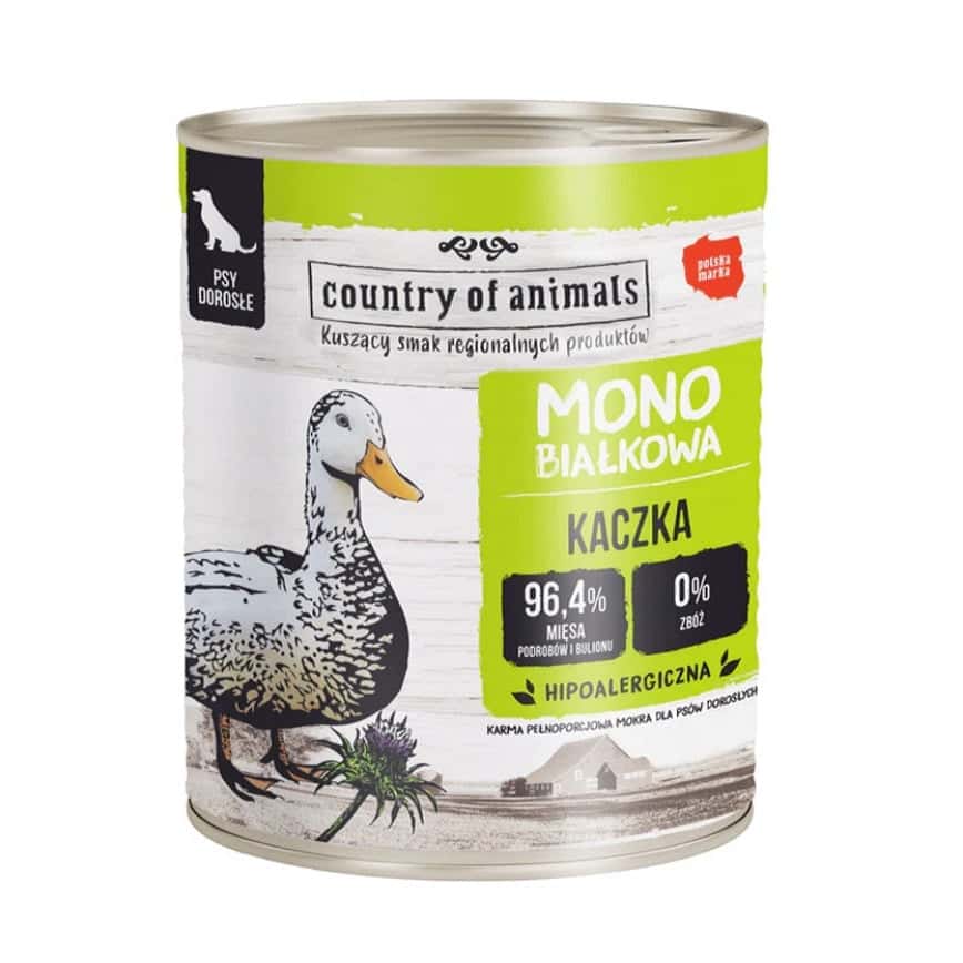 Country of animals 狗罐頭 單一蛋白罐 鴨肉 400g (92135) (圖片2)