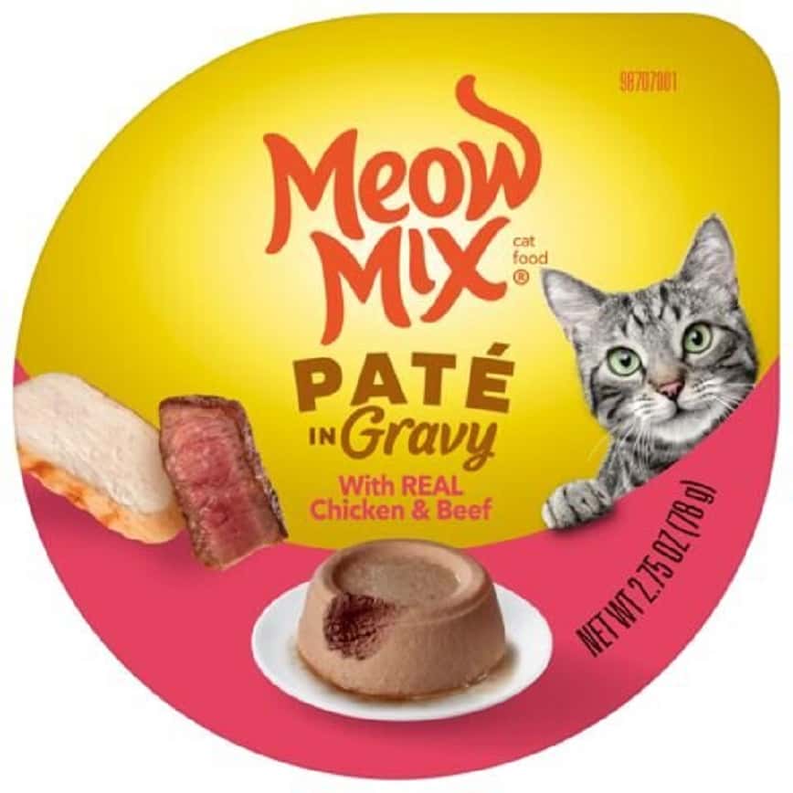 Meow Mix 杯装濕糧 免治肉汁 雞肉+牛肉 78g (MM-81) (圖片2)