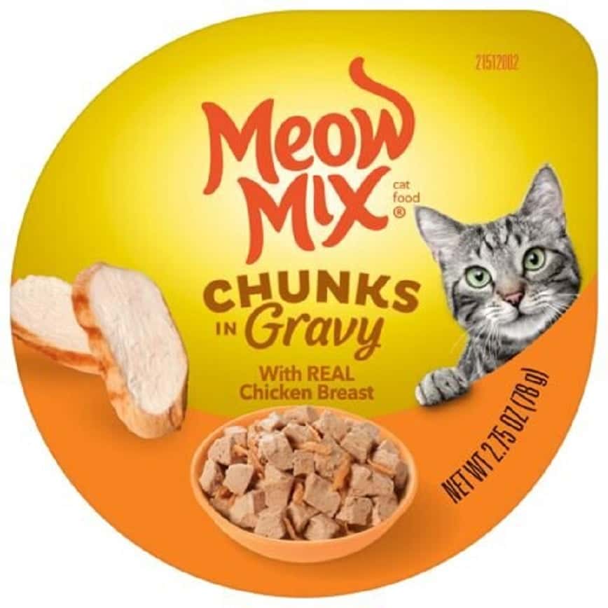 Meow Mix 杯装濕糧 角切肉汁 雞肉塊 78g (MM-75) (圖片2)